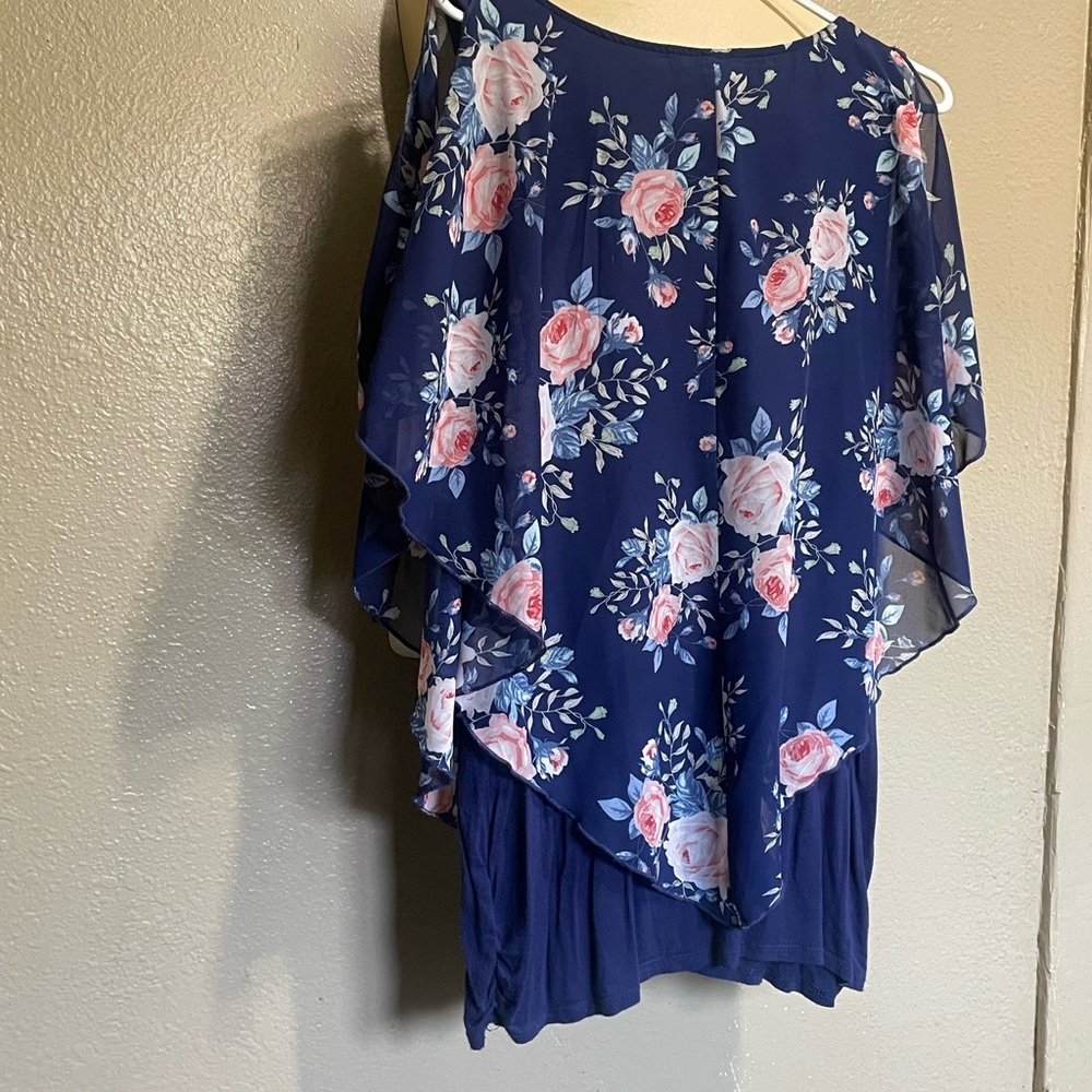 Delirious Maternity Top in Deep Blue